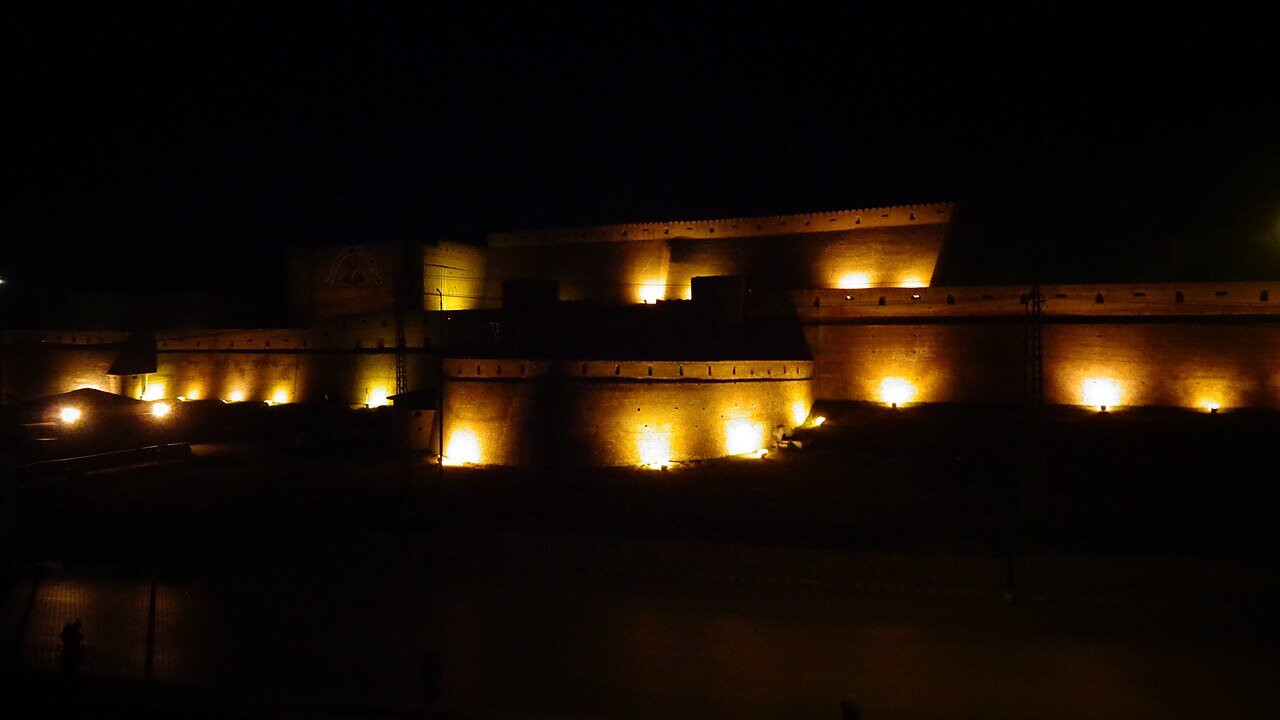 Bala Hisar Fort, overlooking Peshawar's historic old city